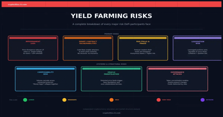 Yield farming risks explained